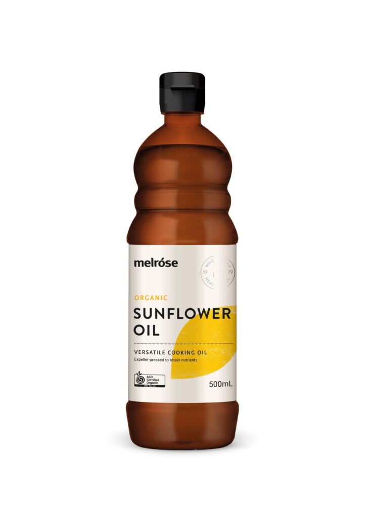 Melrose Organic Sunflower Oil 500ml Dancing Leaf