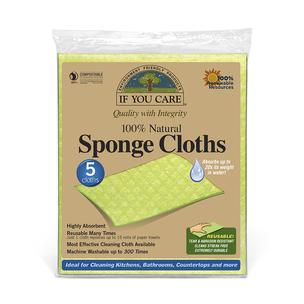 if you care Sponge-Cloths